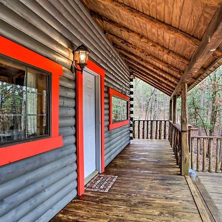 Broken Bow Log Cabin With Fire Pit, Pond, And Deck! Bagian luar foto