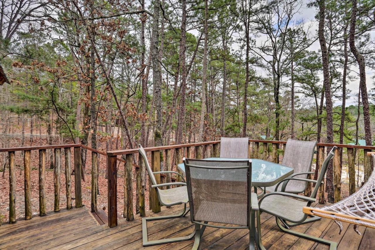 Broken Bow Log Cabin With Fire Pit, Pond, And Deck! Bagian luar foto